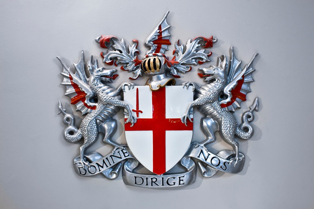 Lo stemma della City of London